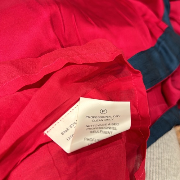 NWT Samant Chauhan strapless colorblock dress medium Anthropologie - Picture 5 of 6